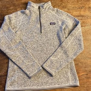 Youth Patagonia 1/4 zip better sweater Gray size XXL (16-18)